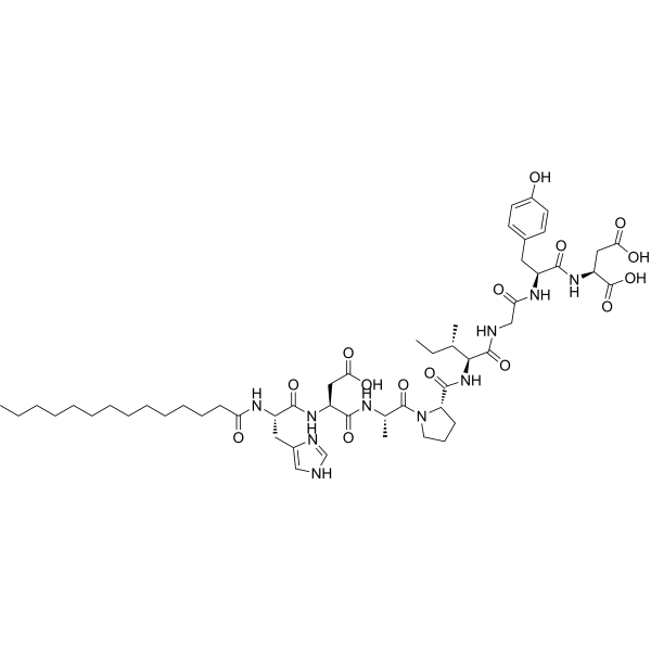 ɛPKC(85–92),Myristoylated Chemical Structure