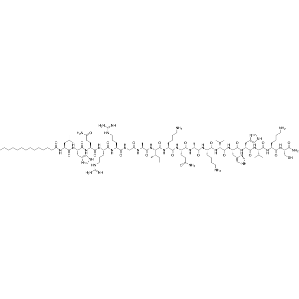 PKCθ pseudosubstrate peptide inhibitor,myristoylated Chemical Structure