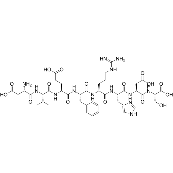 β-Amyloid (1-8, A2V) Chemical Structure