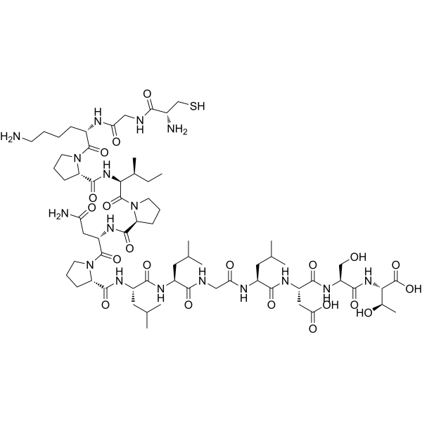Cys-V5 Peptide Chemical Structure