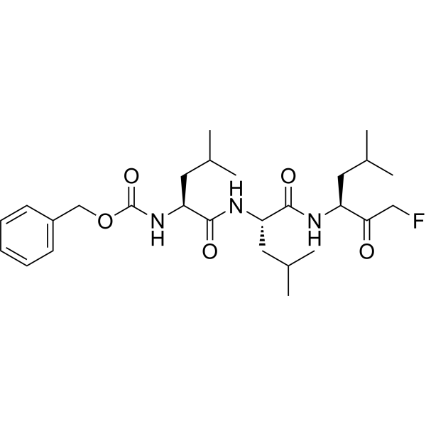 Z-Leu-Leu-Leu-fluoromethyl ketone Chemical Structure