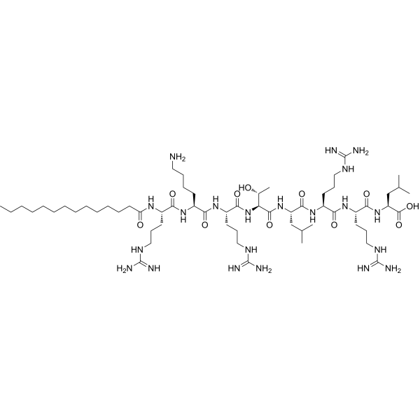 N-myristoyl-RKRTLRRL