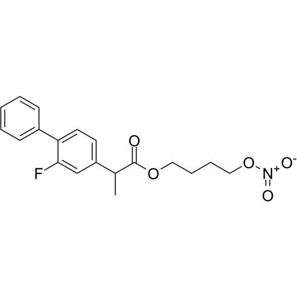 Nitroflurbiprofen Chemical Structure
