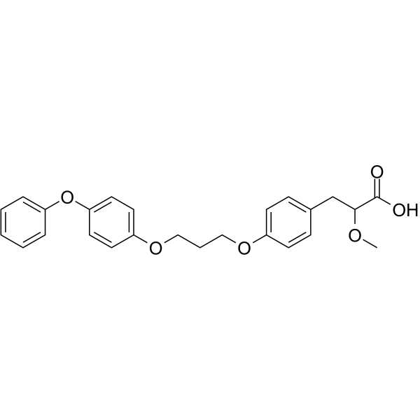Naveglitazar racemate Chemical Structure