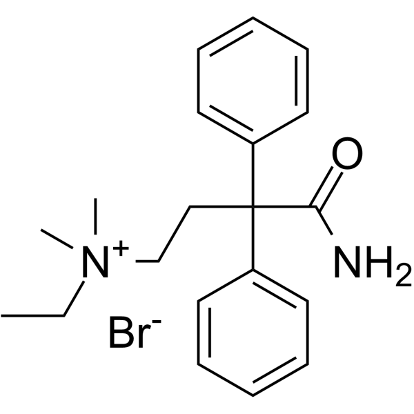Ambutonium bromide Chemical Structure