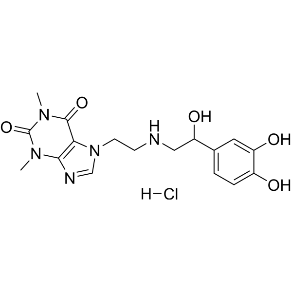 Theodrenaline hydrochloride Chemical Structure