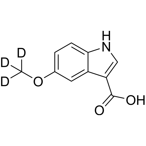 5-Methoxy-1H-indole-3-carboxylic acid-d<sub>3</sub> Chemical Structure
