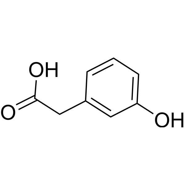 3-Hydroxyphenylacetic acid Chemical Structure