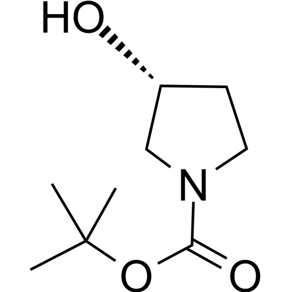 (R)-(-)-N-Boc-3-pyrrolidinol Chemical Structure