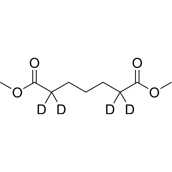 Dimethyl pimelate-d<sub>4</sub> Chemical Structure