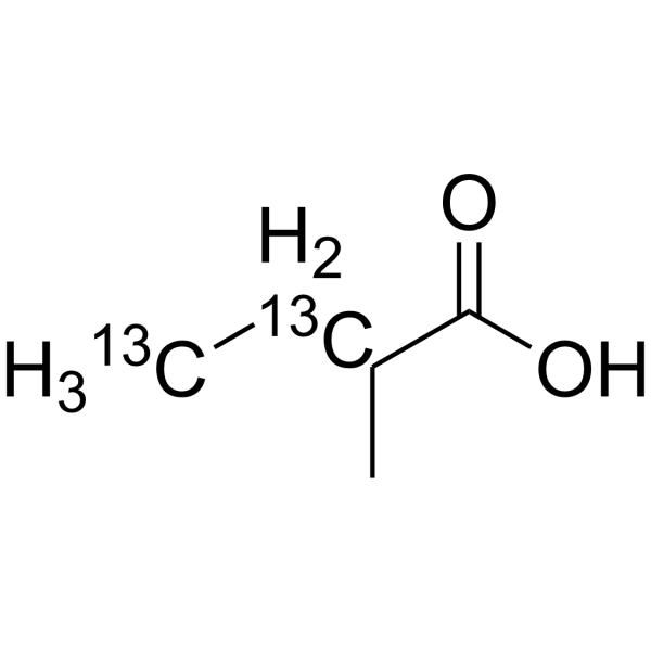 DL-<em>2</em>-Methylbutyric acid-13C<em>2</em>