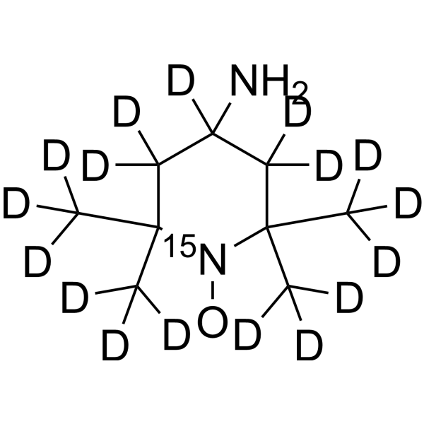 4-Amino-2,2,6,6-tetramethylpiperidine-<em>1</em>-oxyl-d17,<em>15</em><em>N</em>