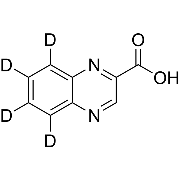 <em>2</em>-Quinoxalinecarboxylic acid-d4
