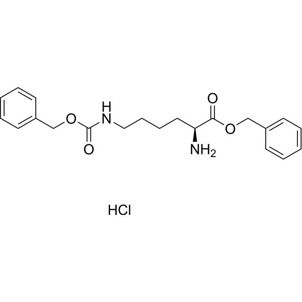 N6-Carbobenzoxy-L-lysine benzyl ester hydrochloride Chemical Structure