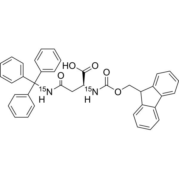 L-Asparagine-N-Fmoc,N-beta-trityl-15N2