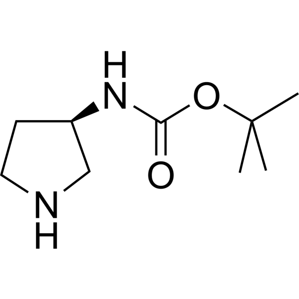 (R)-3-(Boc-amino)pyrrolidine Chemical Structure