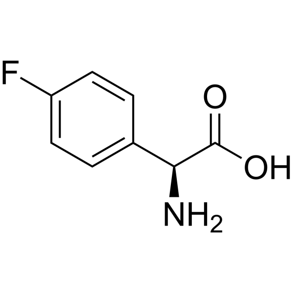 (S)-2-Amino-2-(4-fluorophenyl)acetic acid Chemical Structure