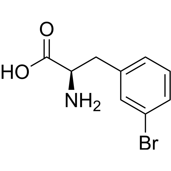 (R)-2-Amino-3-(3-bromophenyl)propanoic acid Chemical Structure