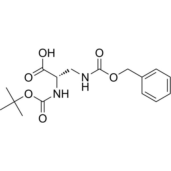 (S)-3-Benzyloxycarbonylamino-2-(Boc-amino)propionic acid Chemical Structure