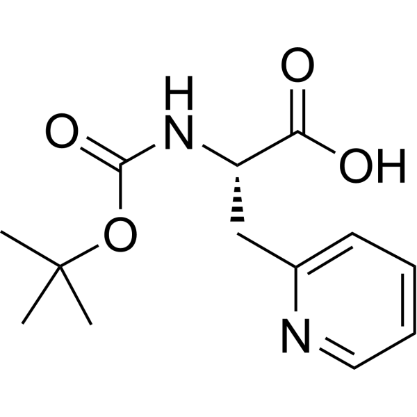 N-Boc-3-(2-pyridyl)-L-alanine Chemical Structure