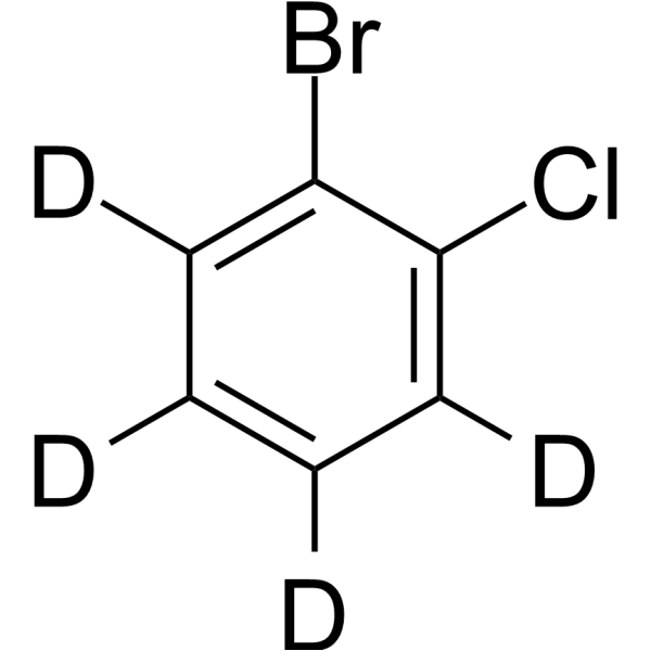 1-Bromo-2-chlorobenzene-d<sub>4</sub> Chemical Structure