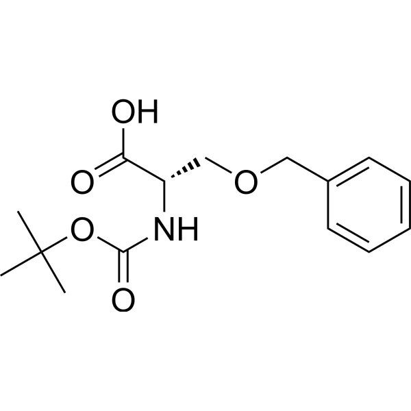 (S)-3-(Benzyloxy)-2-((tert-butoxycarbonyl)amino)propanoic acid Chemical Structure