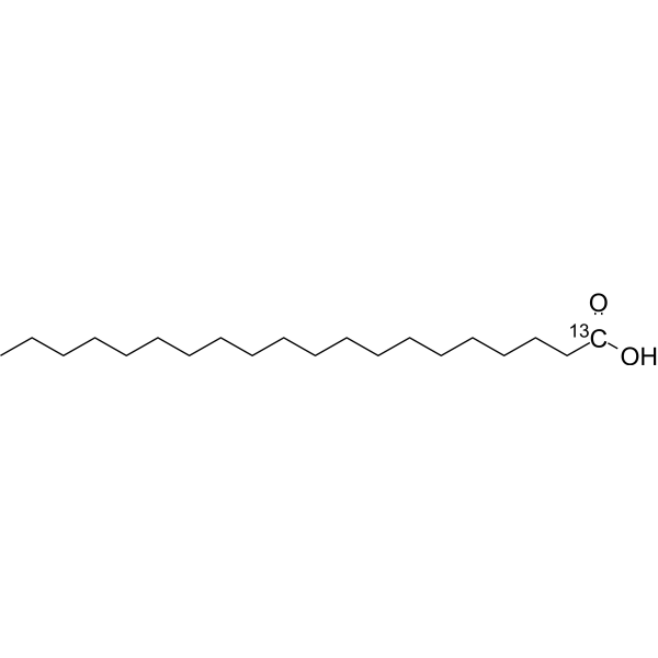 Arachidic acid-<sup>13</sup>C Chemical Structure