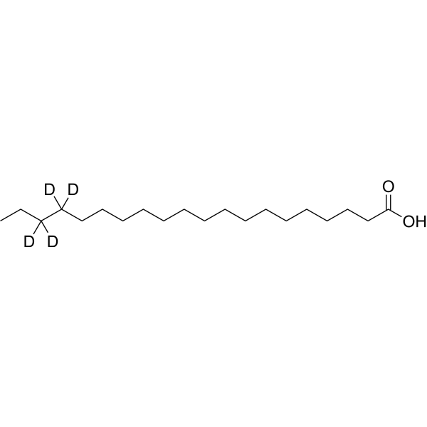 Arachidic acid-d<sub>4</sub> Chemical Structure