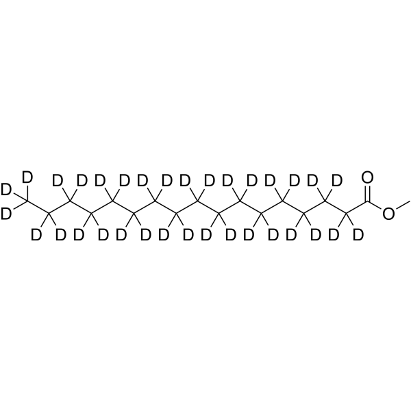 Methyl heptadecanoate-d<sub>33</sub> Chemical Structure