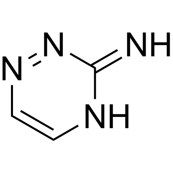 3-Amino-1,2,4-triazine Chemical Structure