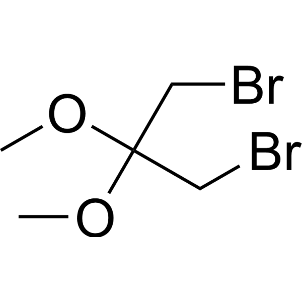 1,3-Dibromo-2,2-dimethoxypropane Chemical Structure