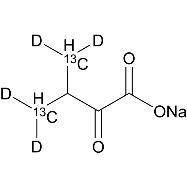 Sodium 3-<em>methyl</em>-2-oxobutanoate-13C2,d<em>4</em>