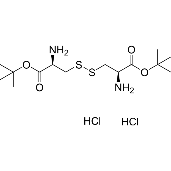(2R,2'R)-Di-tert-<em>butyl</em> 3,3'-disulfanediylbis(2-aminopropanoate) dihydrochloride