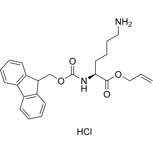 Fmoc-Lys-OAll.HCl Chemical Structure