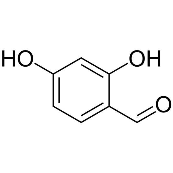 2,4-Dihydroxybenzaldehyde Chemical Structure