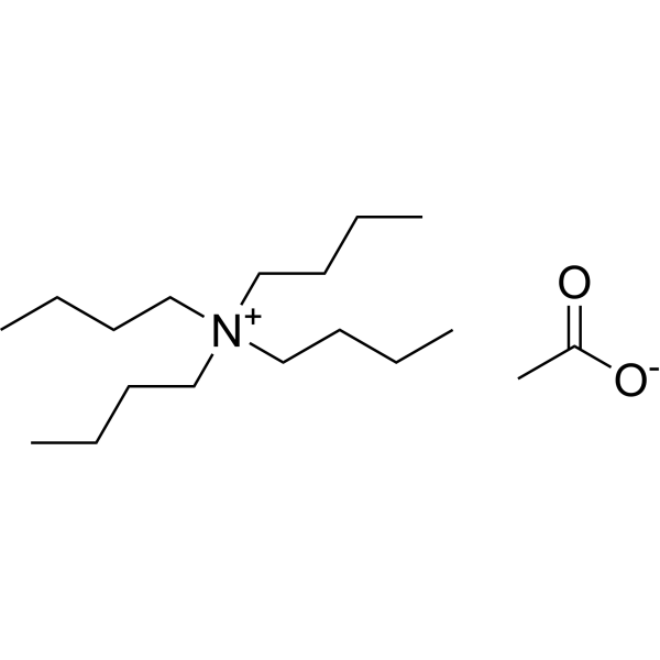 Tetrabutylammonium acetate Chemical Structure
