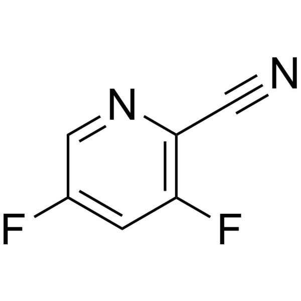 3,5-Difluoropicolinonitrile Chemical Structure