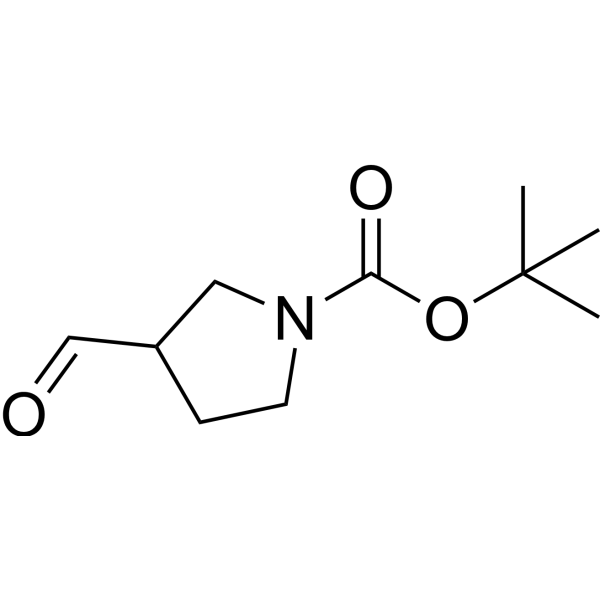 tert-Butyl 3-formylpyrrolidine-1-carboxylate Chemical Structure