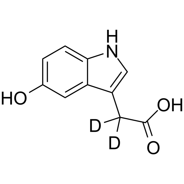 5-Hydroxyindole-3-acetic acid-<em>d2</em>