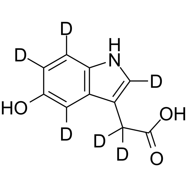 <em>5</em>-Hydroxyindole-3-acetic acid-d6