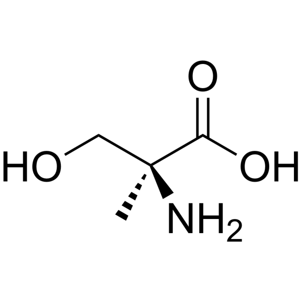 (S)-2-amino-3-hydroxy-2-methylpropanoic acid Chemical Structure