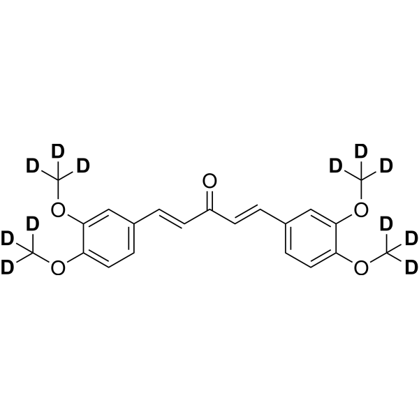 1,5-Bis(3,4-dimethoxyphenyl)penta-1,4-dien-3-one-<em>d</em>12