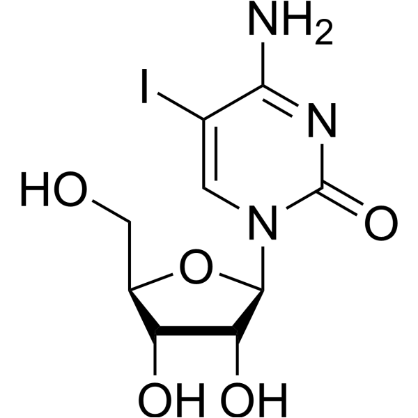 5-Iodo-cytidine Chemical Structure