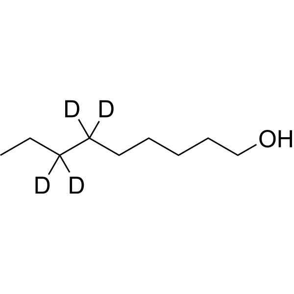 Nonan-1-ol-d<sub>4</sub> Chemical Structure