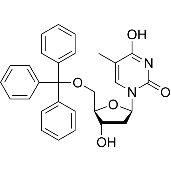 5'-O-Tritylthymidine Chemical Structure