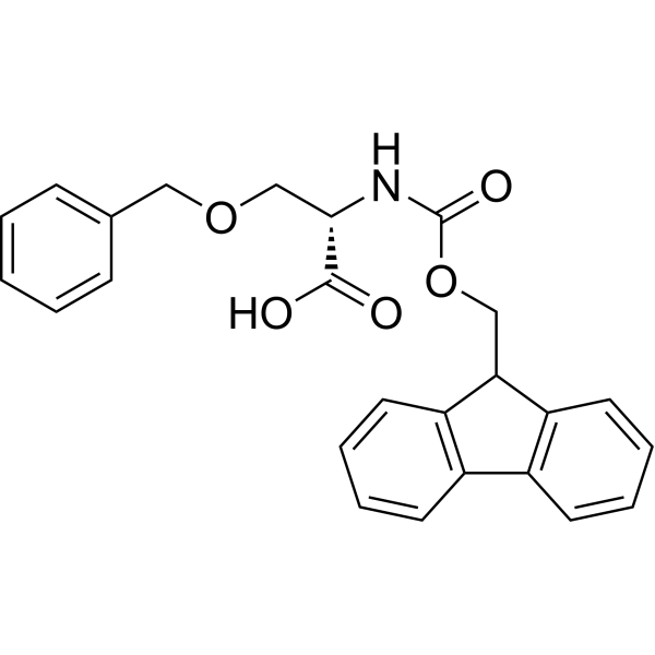N-[(9H-Fluoren-9-ylmethoxy)carbonyl]-O-(phenylmethyl)-L-serine Chemical Structure
