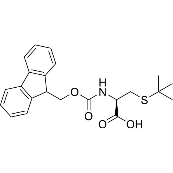 N-(((9H-Fluoren-9-yl)methoxy)carbonyl)-<em>S</em>-(tert-butyl)-L-cysteine
