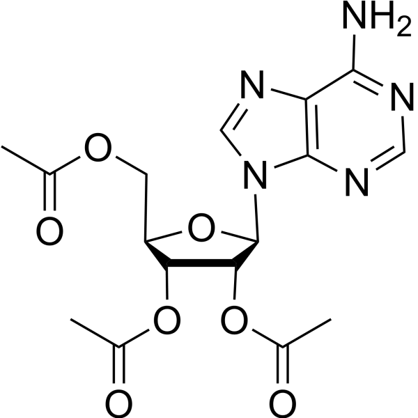 2’,3’,5’-Tri-O-acetyl adenosine Chemical Structure