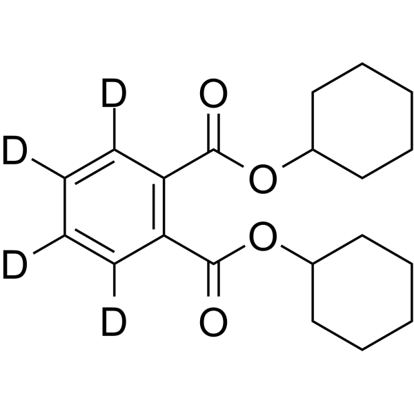 Dicyclohexyl phthalate-d<sub>4</sub> Chemical Structure