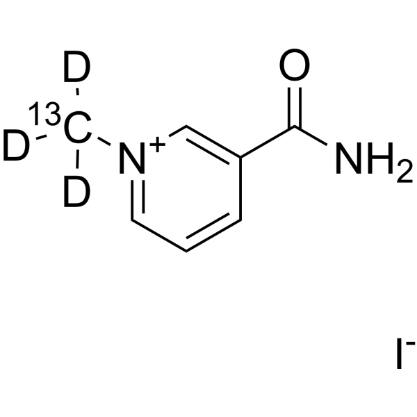 1-Methylnicotinamide-13<em>C</em>,d3 iodide